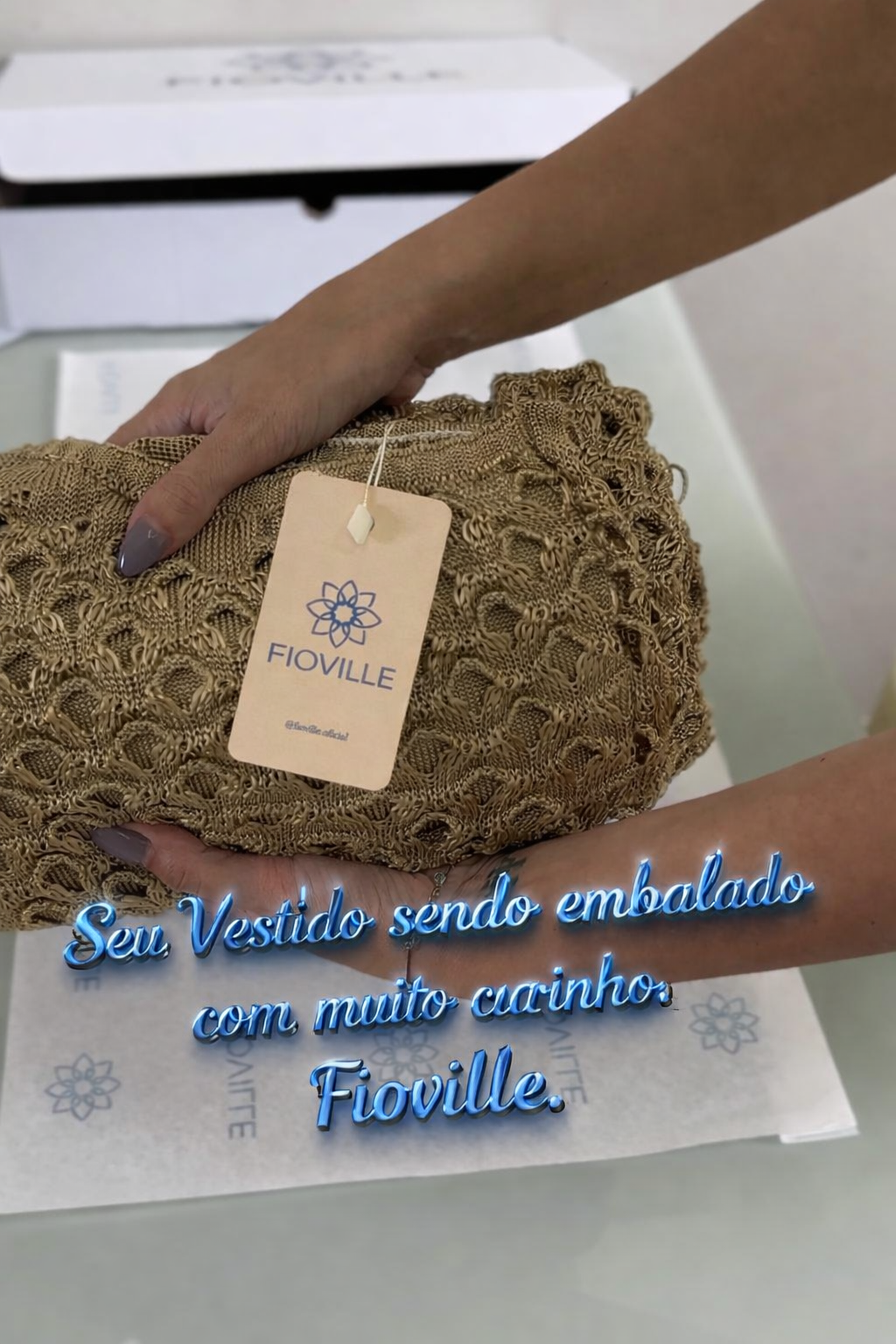 Pode confiar! 💖 A Fioville j&aacute; entregou +3.000 pedidos no Brasil. Rastreio enviado por e-mail. ✨